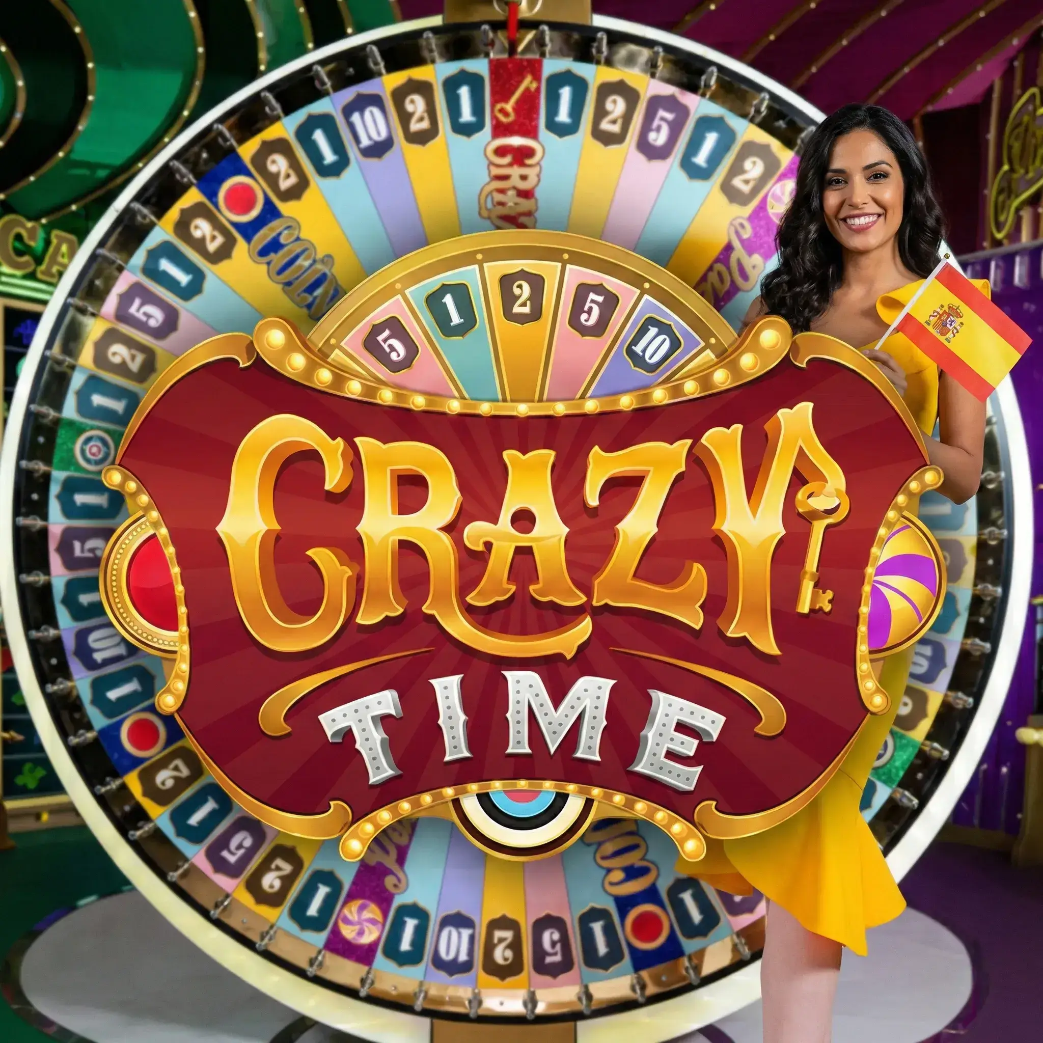 Crazy Time live i Sverige med professionella programledare
